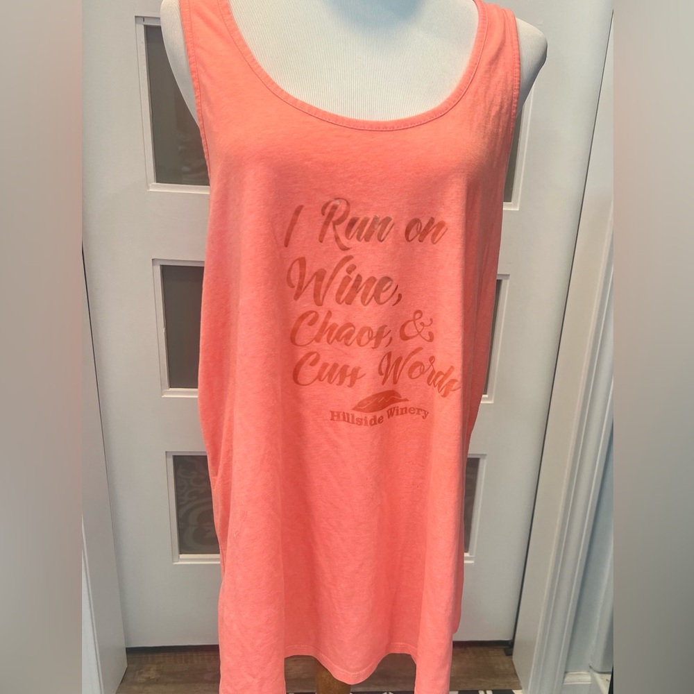 Coral Graphic Tank Top Size 2XL